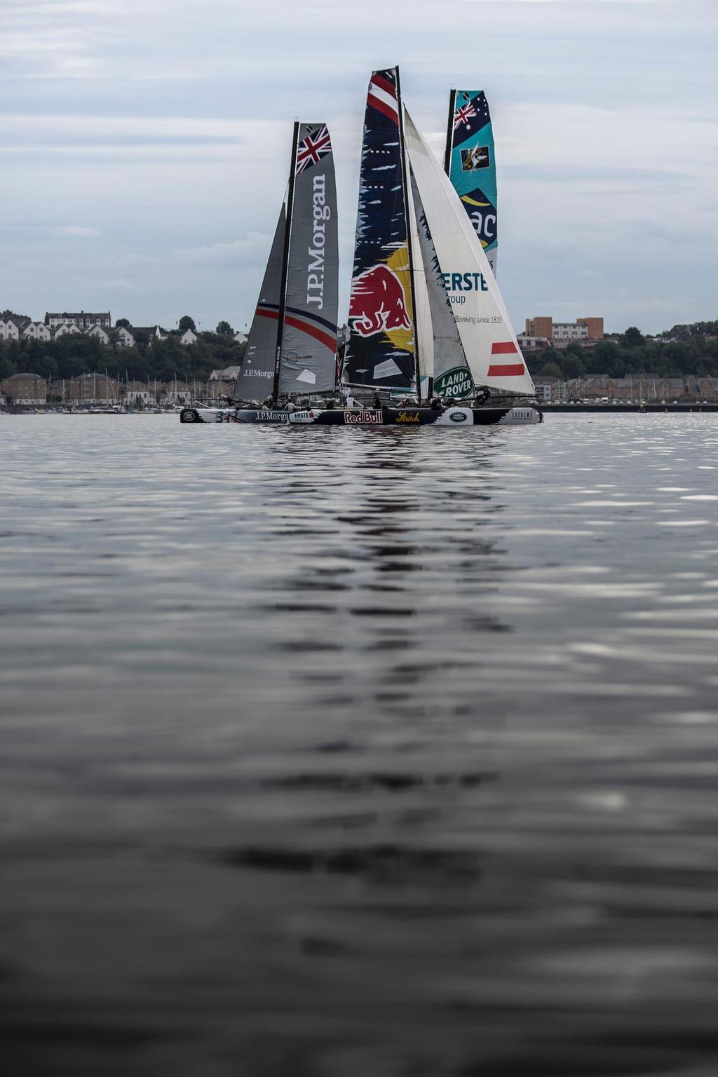 The Extreme Sailing. Act 5. Cardiff. Wales.
Fleet racing in ESS Cardiff Day 3
Credit - Lloyd Images photo copyright Lloyd Images/Extreme Sailing Series taken at  and featuring the  class