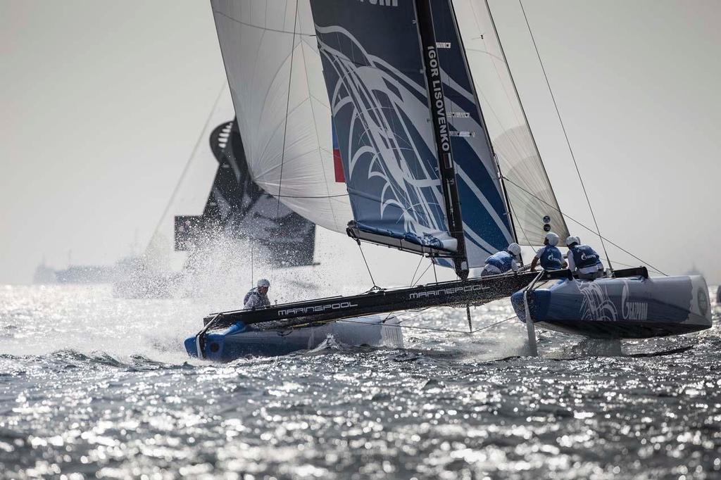 2014 Extreme Sailing Series, Act 6, Day 4 - Gazprom Team Russia © Lloyd Images/Extreme Sailing Series