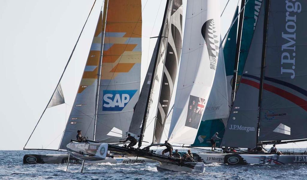 Extreme Sailing Series 2014, Act 7, Nice, France - Day 2 &copy; Lloyd Images/Extreme Sailing Series