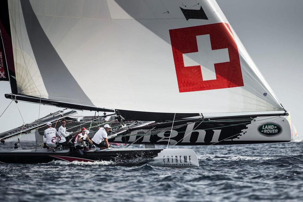 2014 Extreme Sailing Series Act 7, Day 3 - Alinghi © Lloyd Images/Extreme Sailing Series