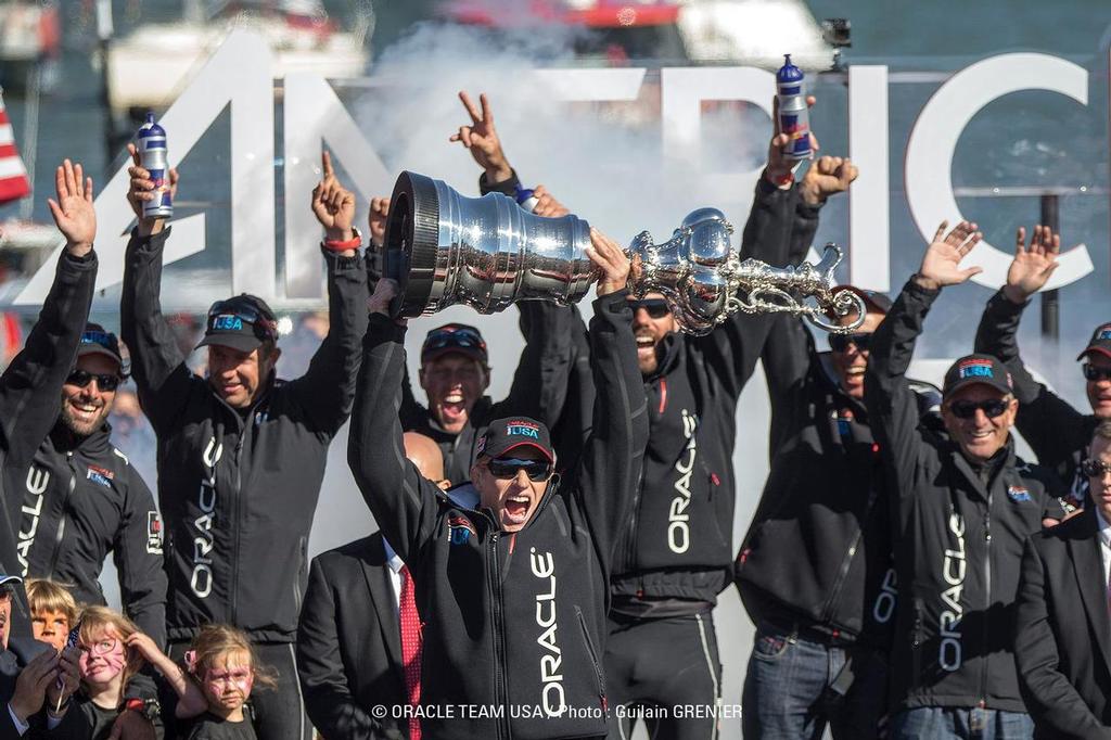 Oracle Team USA 12 months  ago winning the America's Cup © Oracle Team USA http://www.oracleteamusa.com