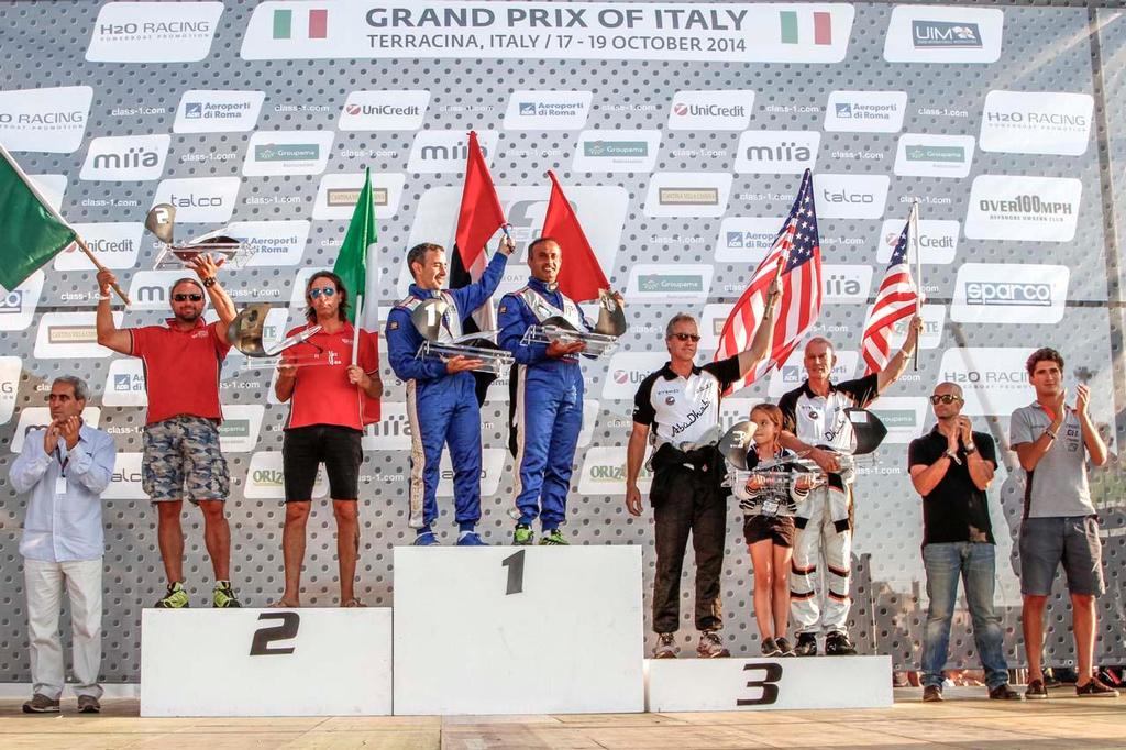 2014 Grand Prix of Italy, Race 1 podium ©  Marzia Benincasa