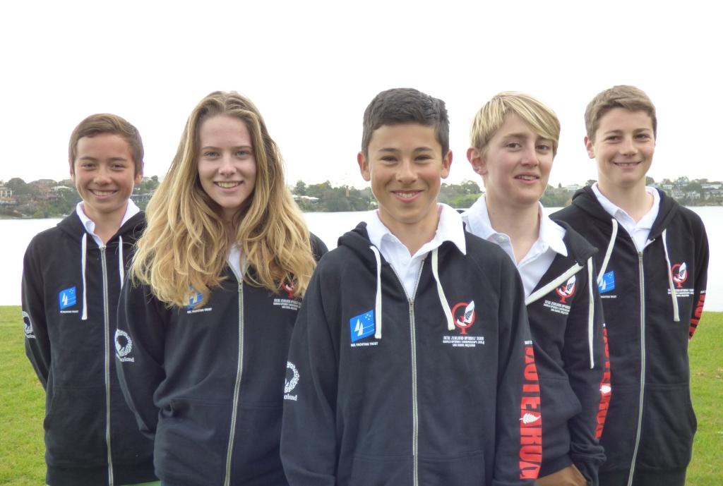 NZL Yachting Trust Optimist Team - AWSS - French Bay © John Jennings