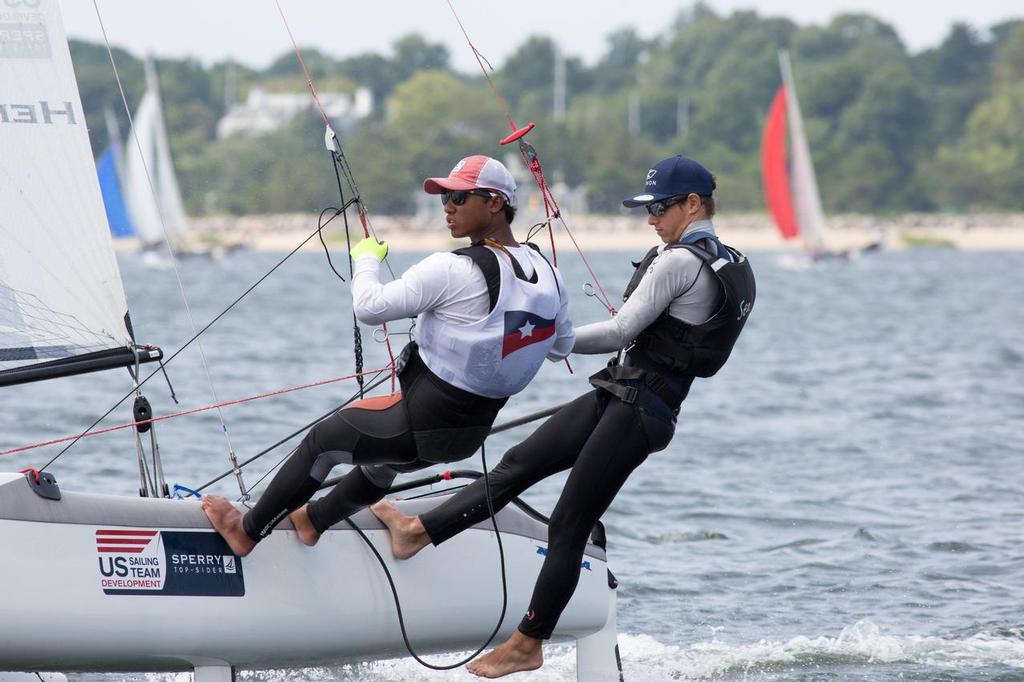 Oakcliff Acorn David Hein and Chris Manson-Hing - 2014 49er, 49er FX, and Nacra 17 National Championship photo copyright David Hein taken at  and featuring the  class