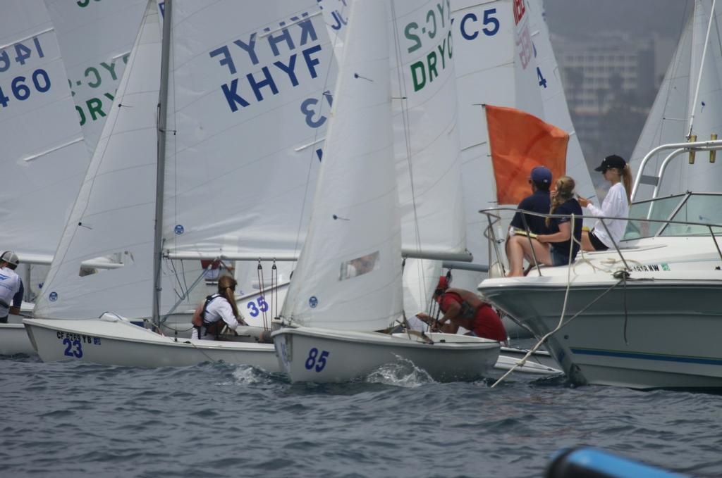 Second Overall finishers Chris Weis and Dot Obel Hull #85 - CFJ Nationals photo copyright Virginia Howard taken at  and featuring the  class