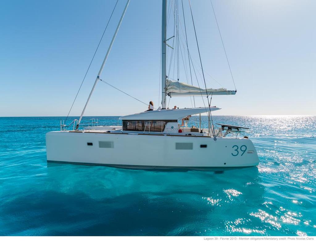 Lagoon 39 photo copyright Nicolas Claris taken at  and featuring the  class