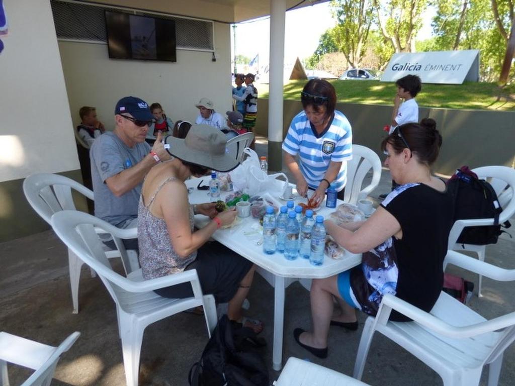 MKR team hard at work - NZL Yachting Trust Optimist Team - 2014 Worlds, Argentina © John Jennings