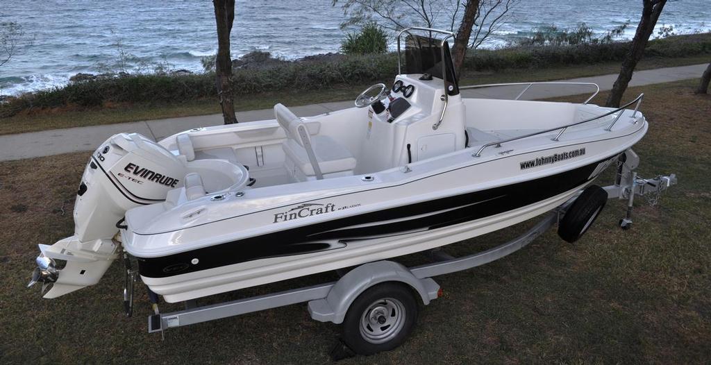 Fincraft centre console - Brisbane Boat Show © John Daffy