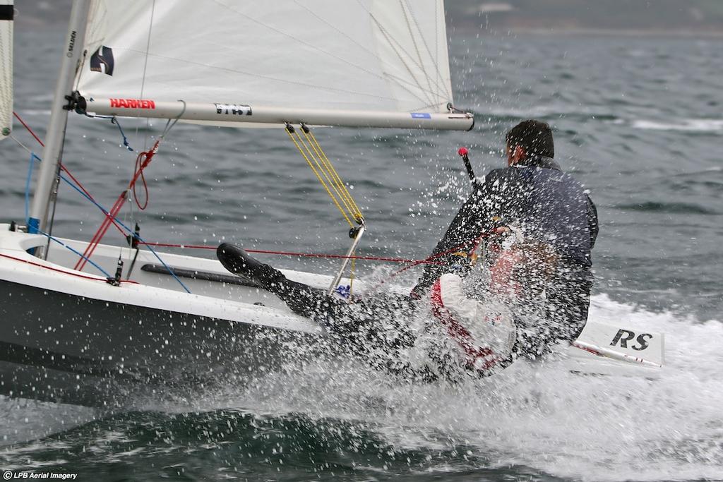 Volvo Noble Marine UK RS400 National Championships 2014 in Mounts Bay ©  LPB Aerial Imagery