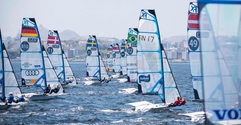 2014 49er and 49erFX South Americans photo copyright Bernardita Grez / 49er.org http://49er.org/ taken at  and featuring the  class