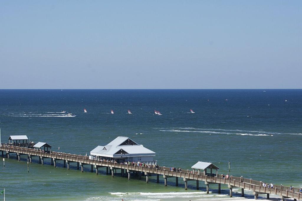 Medal Race action in front of Pier 60 - 2014 RS:X Youth World Windsurfing Championship.   © Russ Hendrickson