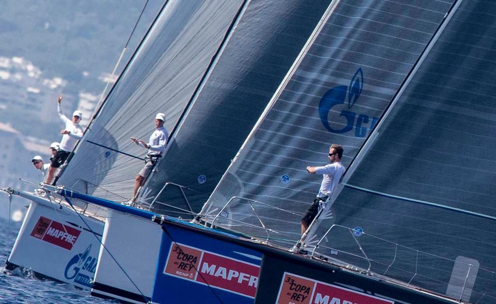 The Gazprom Swan 60 fleet at the start line in competiton for the World Championship title. © Nautor's Swan/Carlo Borlenghi
