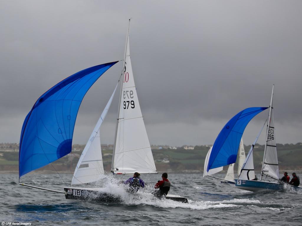 Volvo Noble Marine UK RS400 National Championships 2014 in Mounts Bay ©  LPB Aerial Imagery