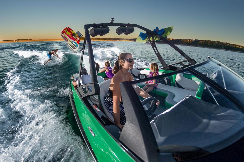 Brisbane's show won't be just about offshore models - the new Axis T22 wake boat is scheduled to arrive in Brisbane just days before the show and be on Northside Marine's stand - Brisbane Boat Show 2014 photo copyright John Daffy taken at  and featuring the  class