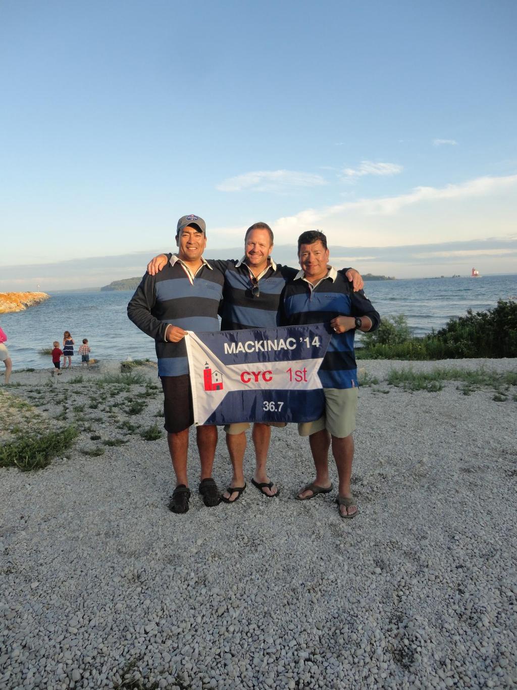 Karma Sailing Group Owners:  Martin Sandoval, Jack Buoscio and Lou Sandoval - Race to Mackinac © Sonia Sandoval