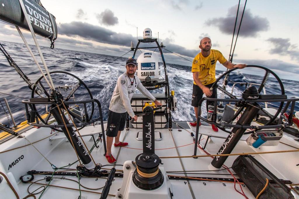 Ian Walker and Phil Harmerenjoying some big waves and breeze as 