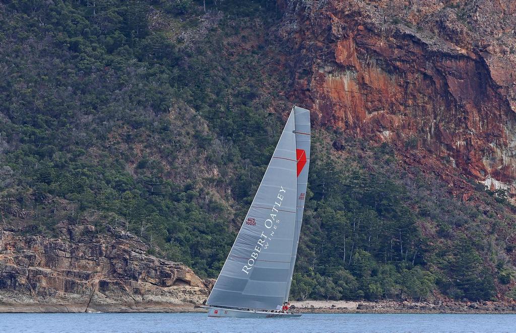 Wild Oats XI under Pentecost Island. © Crosbie Lorimer http://www.crosbielorimer.com