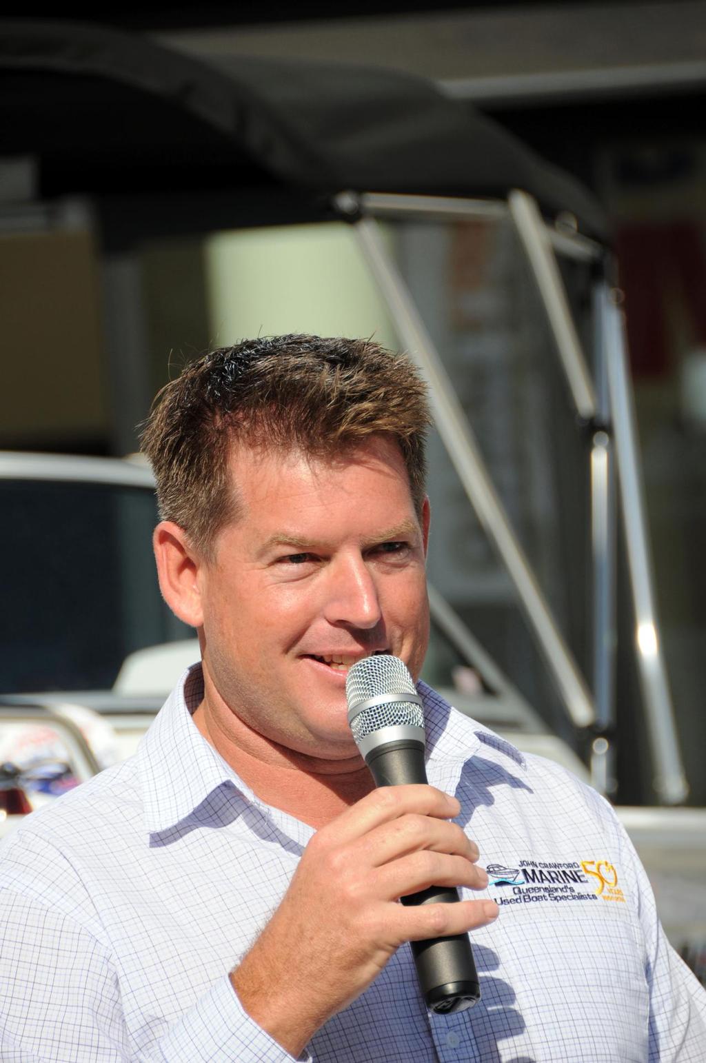 Marine Queensland President Matthew Hodson - Brisbane Boat Show photo copyright John Daffy taken at  and featuring the  class