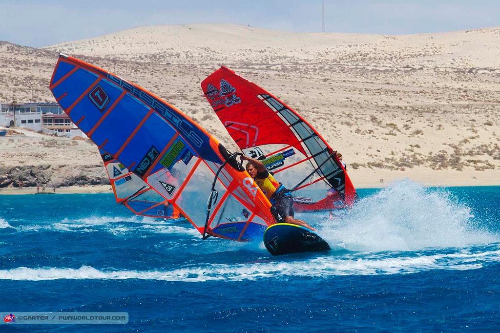 Ben Van Der Steen - 2014 PWA Fuerteventura Grand Slam photo copyright  Carter/pwaworldtour.com http://www.pwaworldtour.com/ taken at  and featuring the  class