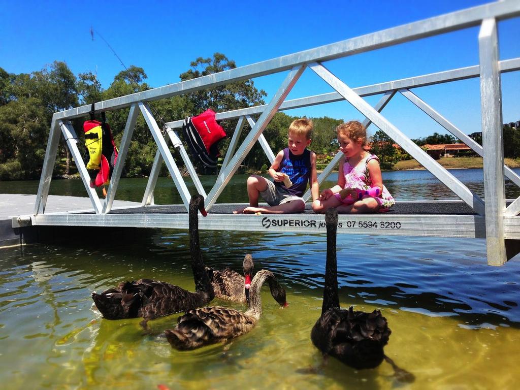 Blair Family Pontoon photo copyright Superior Jetties www.superiorjetties.com taken at  and featuring the  class