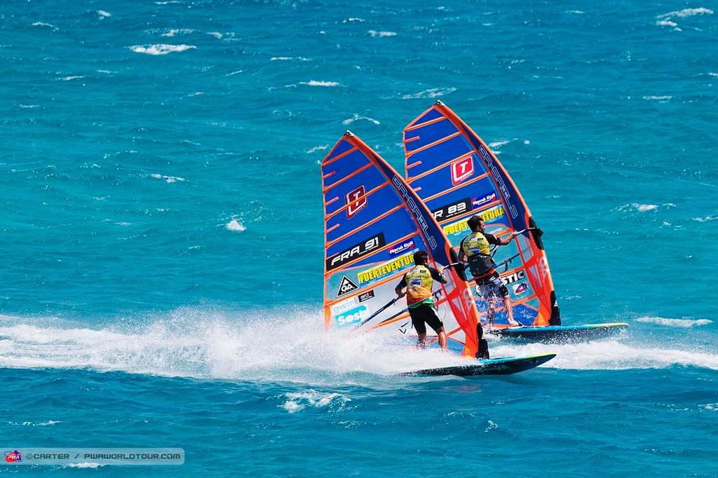 Cederic bordes - 2014 PWA Fuerteventura Grand Slam photo copyright  Carter/pwaworldtour.com http://www.pwaworldtour.com/ taken at  and featuring the  class