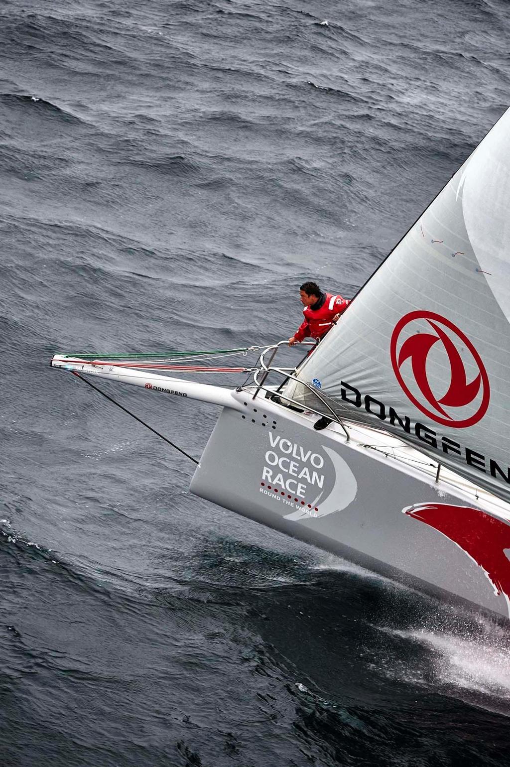 Volvo Ocean Race 2014 - DONGFENG - Skipper : Charles Caudrelier &copy;  Benoit Stichelbaut / Dongfeng Race Team