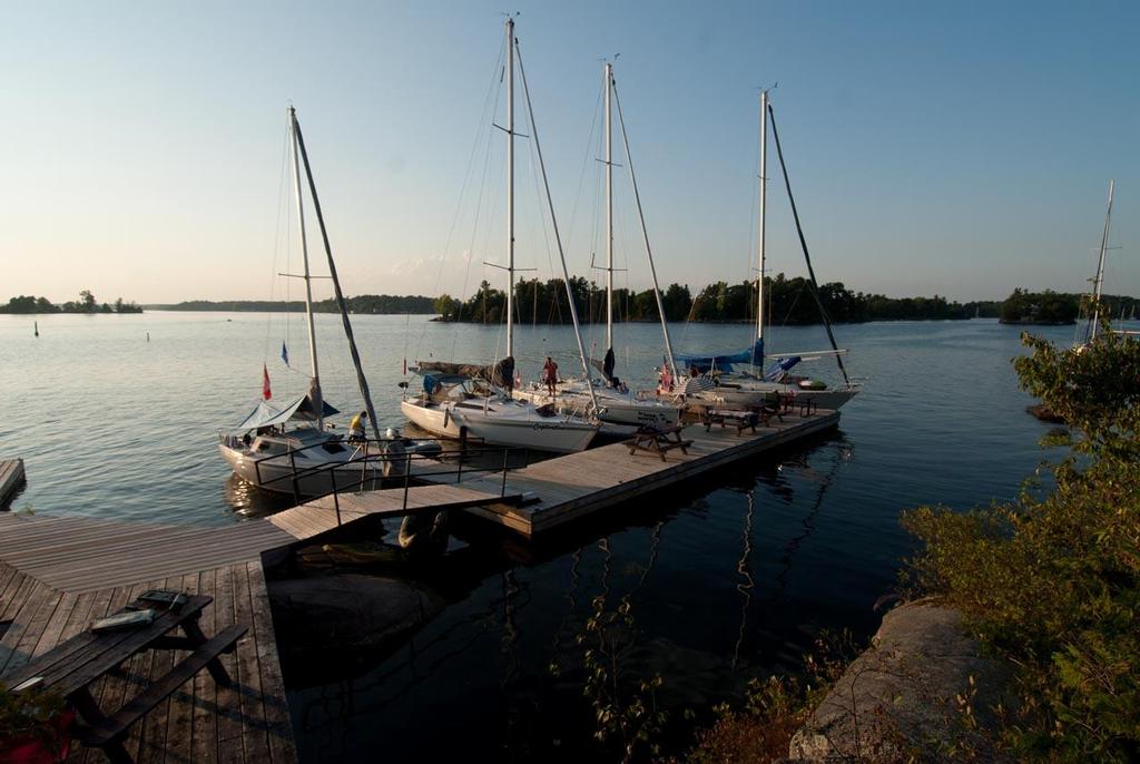 The Parks Canada Dock at Mermaid Island. © David Platt