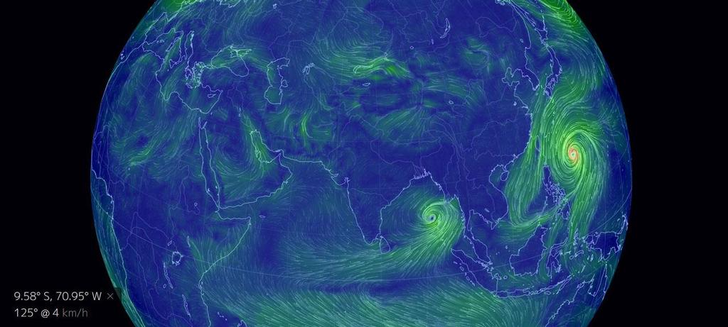 Earth Wind Map 2 photo copyright SW taken at  and featuring the  class