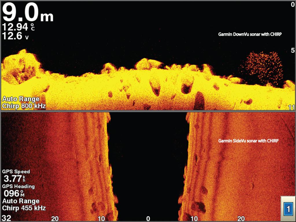 Garmin CHIRP sonar-chartplotter series