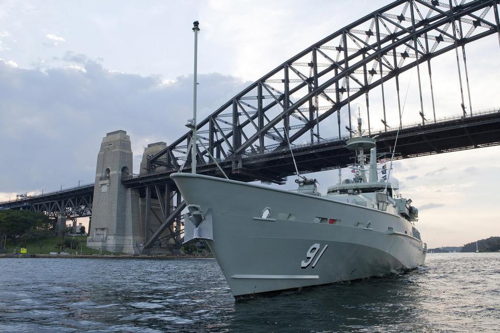 HMAS Bundaberg in Sydney photo copyright SW taken at  and featuring the  class