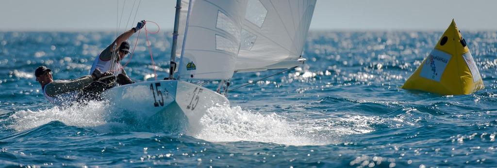 Mark Mendelblatt and Brian Faith - SSL Final 2013 - Nassau, Bahamas - Day 3 - 6th december 2013. photo copyright  Marc Rouiller / Star Sailors League taken at  and featuring the  class