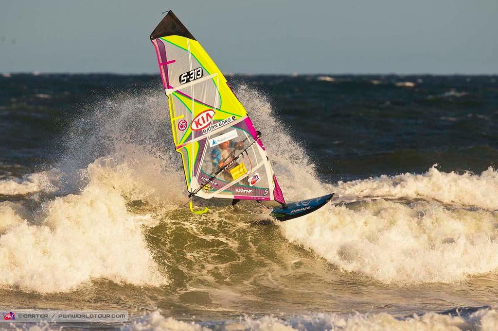 Markus Rydberg - 2014 PWA Cold Hawaii World Cup photo copyright  Carter/pwaworldtour.com http://www.pwaworldtour.com/ taken at  and featuring the  class