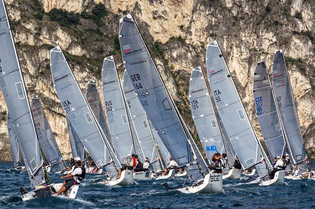 2014 Audi Melges 20 World Championship - Day 4 photo copyright Stefano Gattini/ Studio Borlenghi http://www.carloborlenghi.com taken at  and featuring the  class