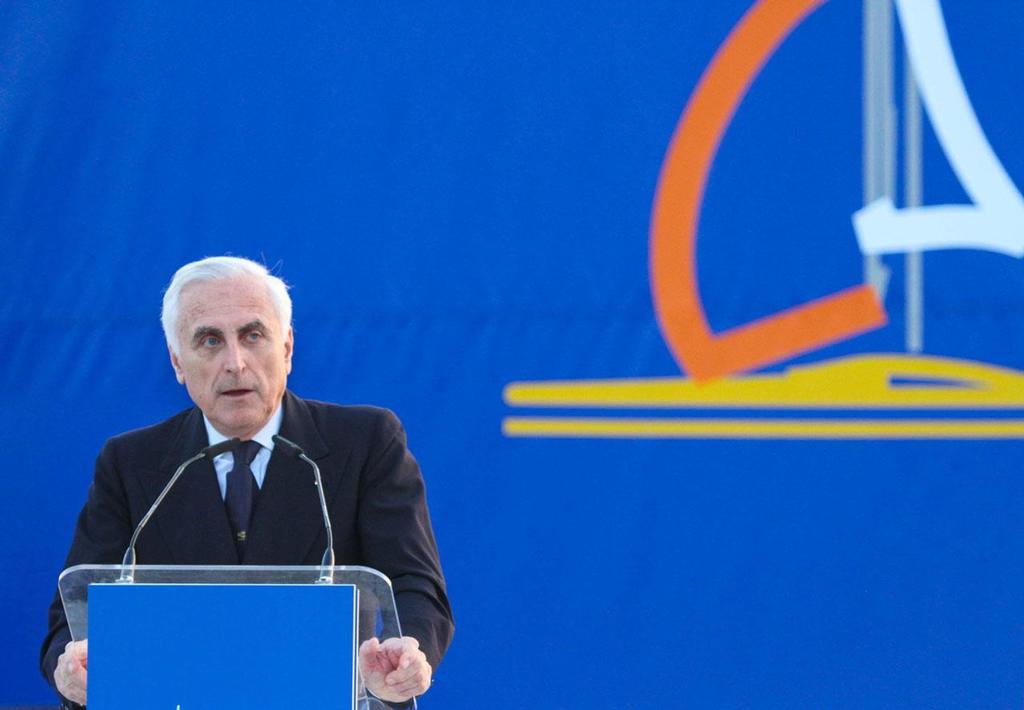 Opening Ceremony - ISAF President Carlo Croce - 2014 ISAF Sailing World Championships Santander photo copyright ISAF  taken at  and featuring the  class