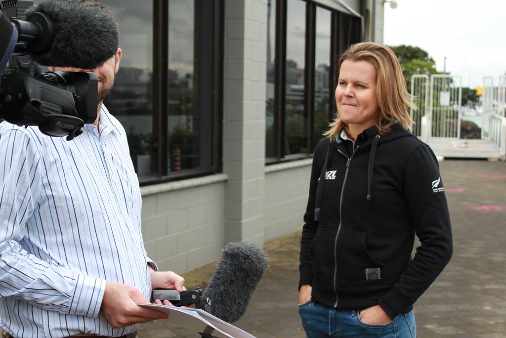 Polly Powrie- NZL Sailing Team Media Day © Yachting NZ