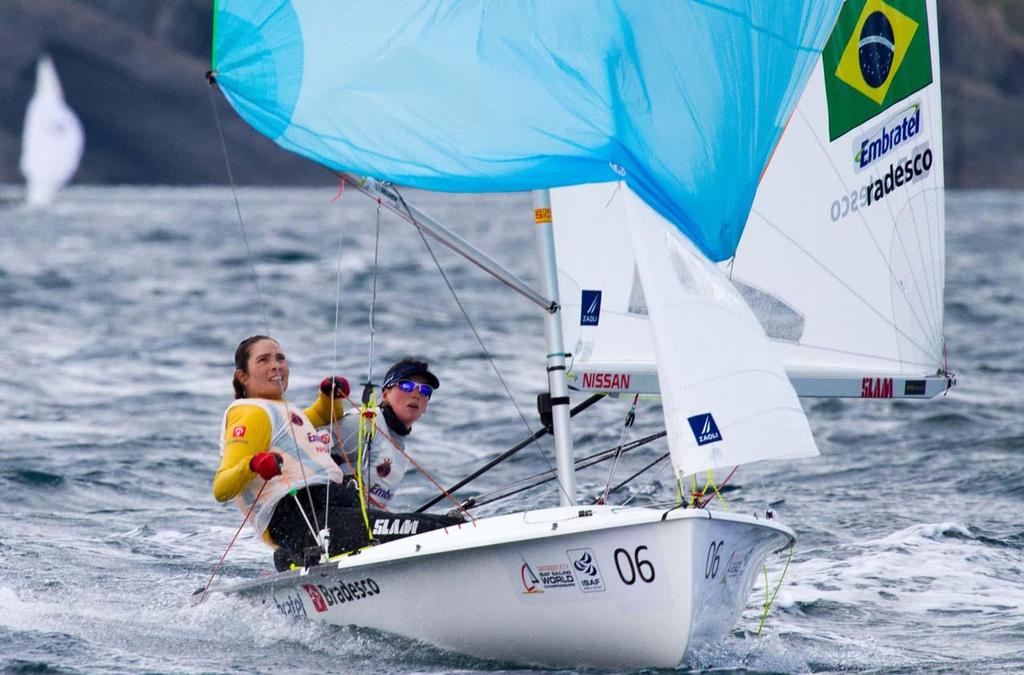 Renata DECNOP and Isabel SWAN (BRA18) - 2014 470 Men and Women World Championship photo copyright Nikos Alevromytis / Alen Photography http://www.alen.gr taken at  and featuring the  class