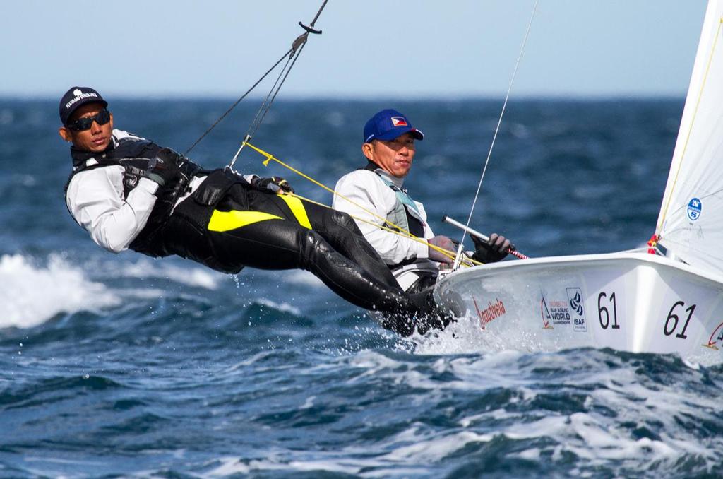 Ridgely BALLADARES and Whok DIMAPILIS (PHI103) - 2014 470 Men and Women World Championship photo copyright Nikos Alevromytis / Alen Photography http://www.alen.gr taken at  and featuring the  class