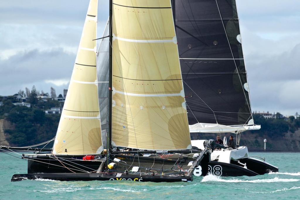 Ecess and Triple 8 - Start - Safety at Sea SSANZ Triple Series Evolution 100 photo copyright Richard Gladwell www.photosport.co.nz taken at  and featuring the  class
