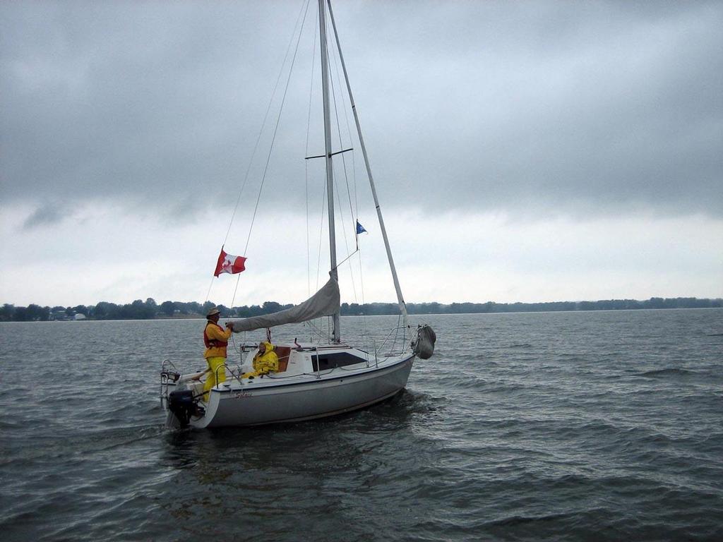 Motoring from Trenton to Belleville after thunderstorms. © David Platt