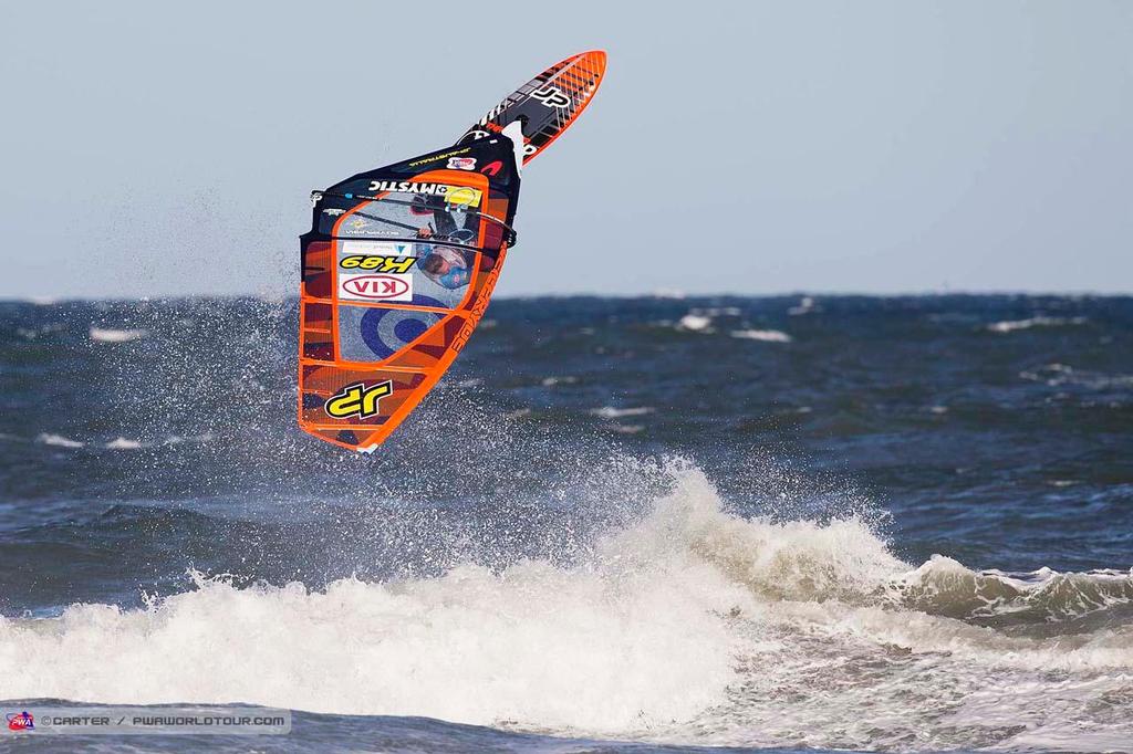 Swift Back Loop - 2014 PWA Cold Hawaii World Cup photo copyright  Carter/pwaworldtour.com http://www.pwaworldtour.com/ taken at  and featuring the  class
