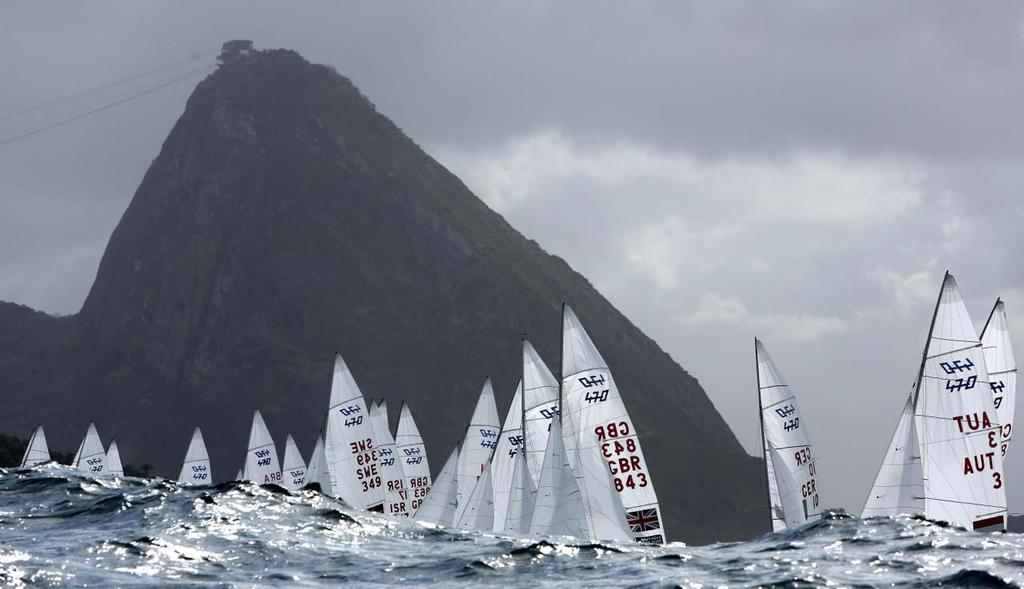 Day 3, Aquece Rio - International Sailing Regatta 2014 - 470 fleet photo copyright Ocean Images taken at  and featuring the  class