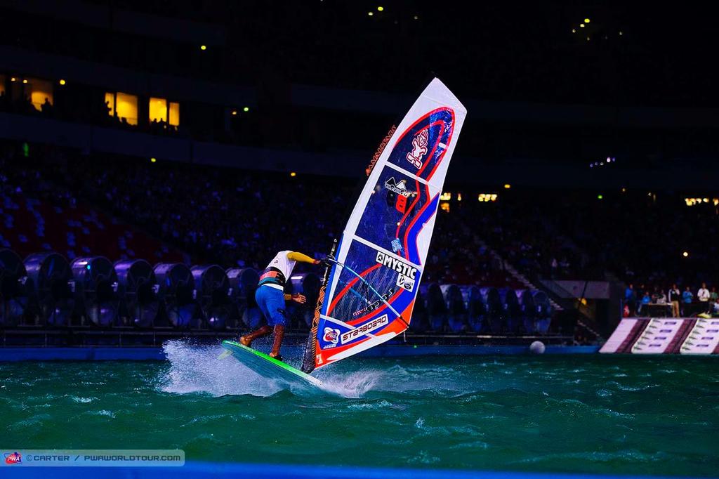 Taty Frans - 2014 Warsaw Indoor PWA World Cup photo copyright  Carter/pwaworldtour.com http://www.pwaworldtour.com/ taken at  and featuring the  class