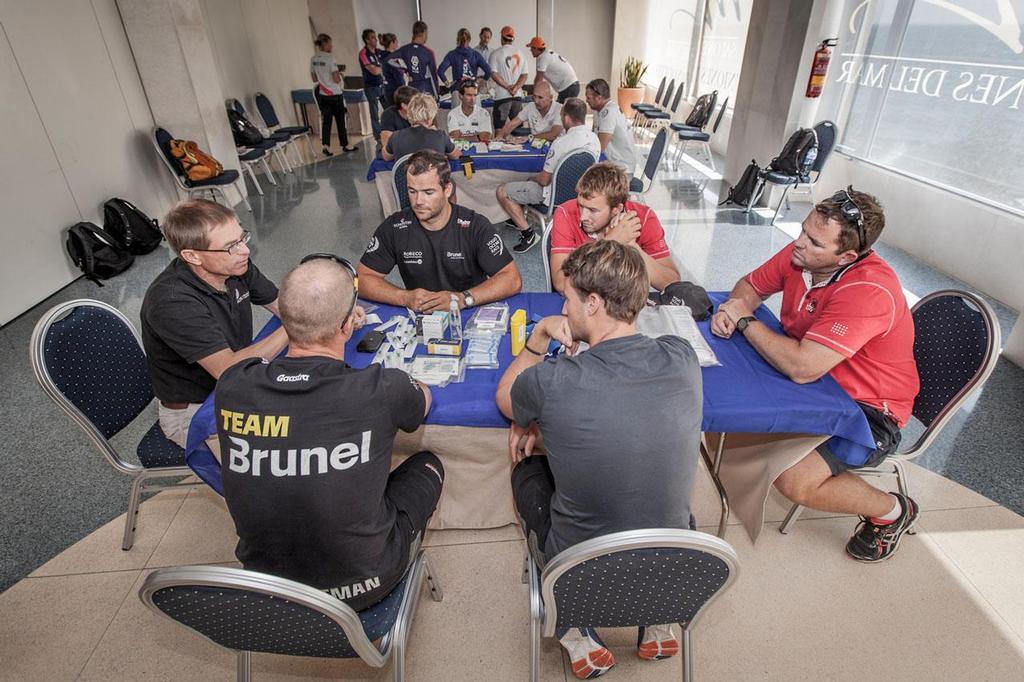 September 25, 2014. Nominated sailors from each team attend the Medics Refresher Training in Alicante.Volvo Ocean Race photo copyright  Ainhoa Sanchez/Volvo Ocean Race taken at  and featuring the  class