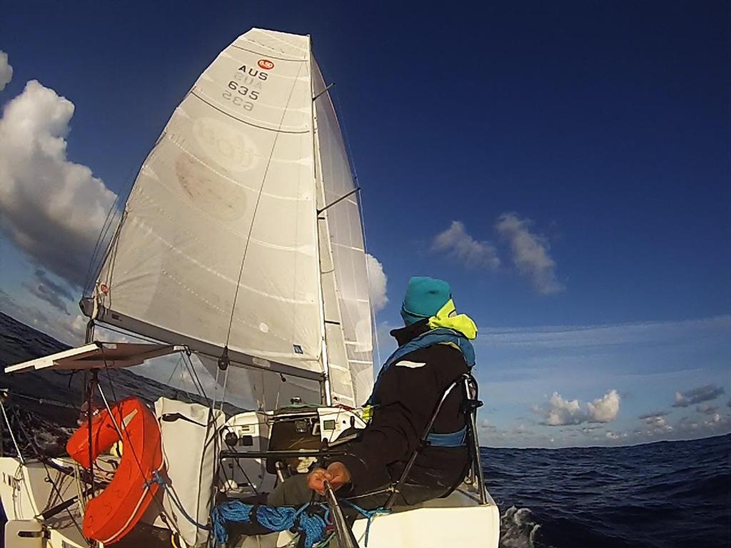 Mini Transat AUS635 - skipper, Katrina Ham photo copyright Katrina Ham taken at  and featuring the  class