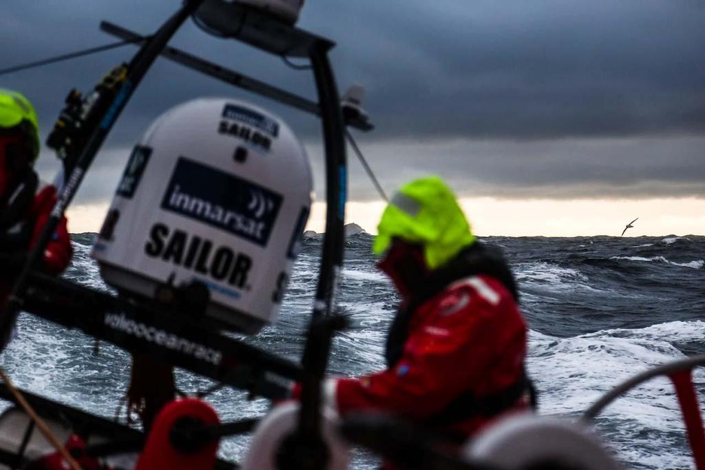 Dongfeng Race Team take on the Round Britain and Ireland Race. photo copyright Yann Riou / Dongfeng Race Team taken at  and featuring the  class