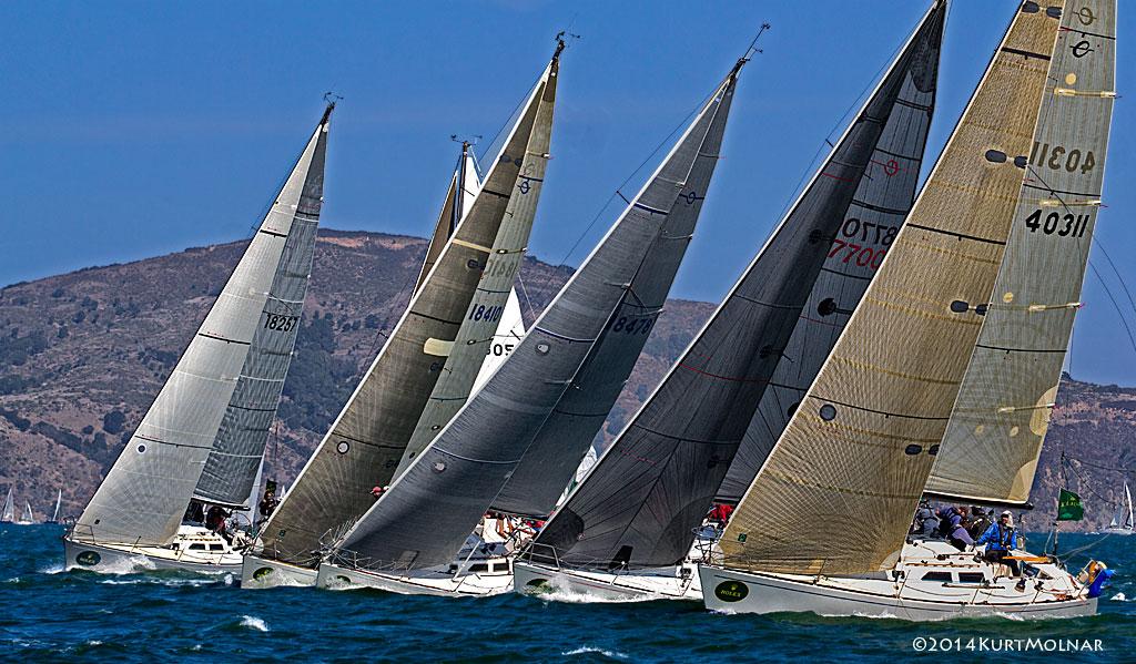 Express 37 - Start - 2014 Rolex Big Boat Series, San Francisco - Final Day © Kurt Molnar