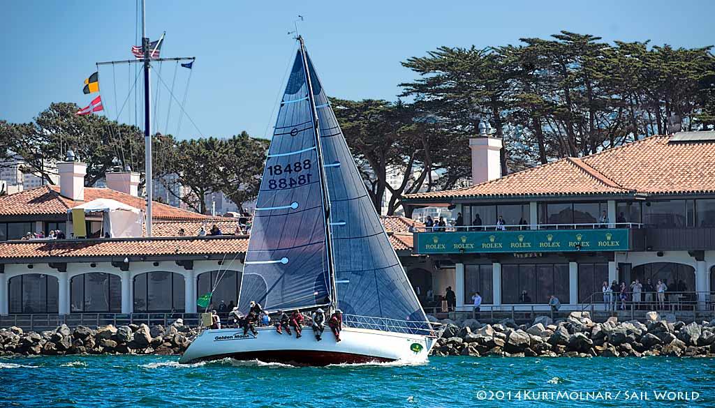 Golden moment at StFYC - 2014 Rolex Big Boat Series, San Francisco - Final Day © Kurt Molnar