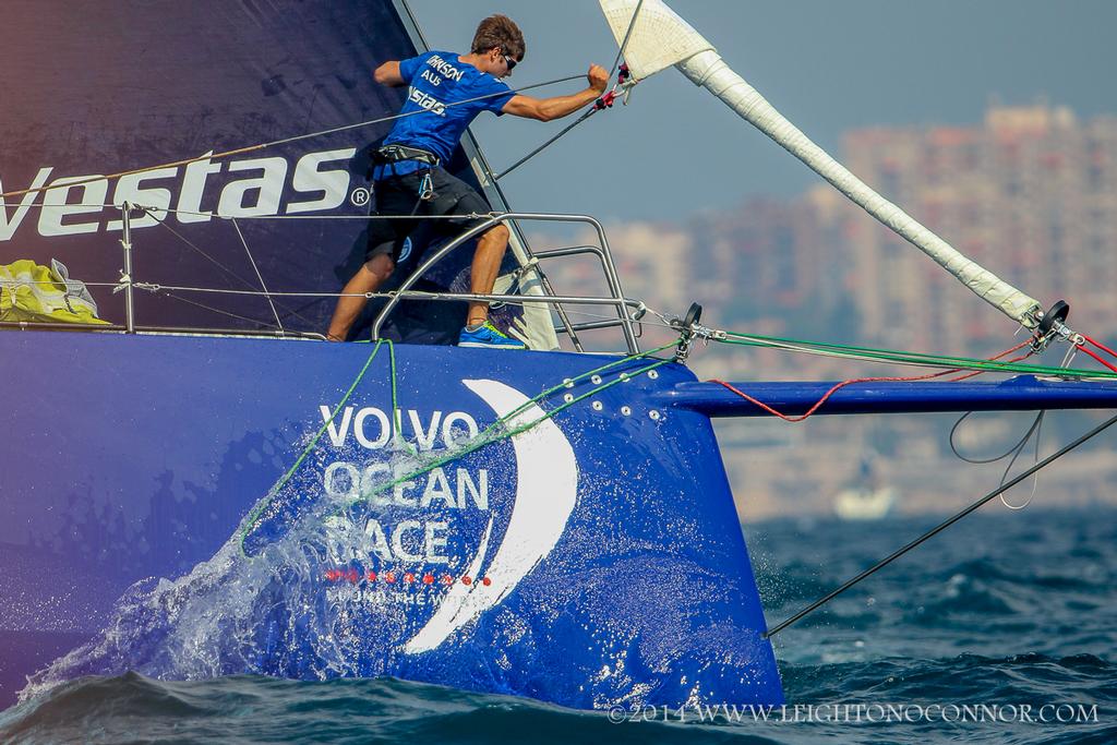 2014-2015 Volvo Ocean Race- In-Port Race ©  Leighton O'Connor