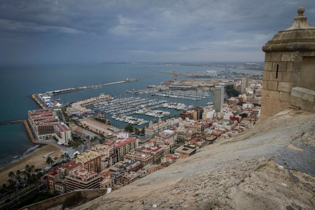 View of the Village from the Santa Barbara Castle in Alicante. &copy;  Ainhoa Sanchez/Volvo Ocean Race