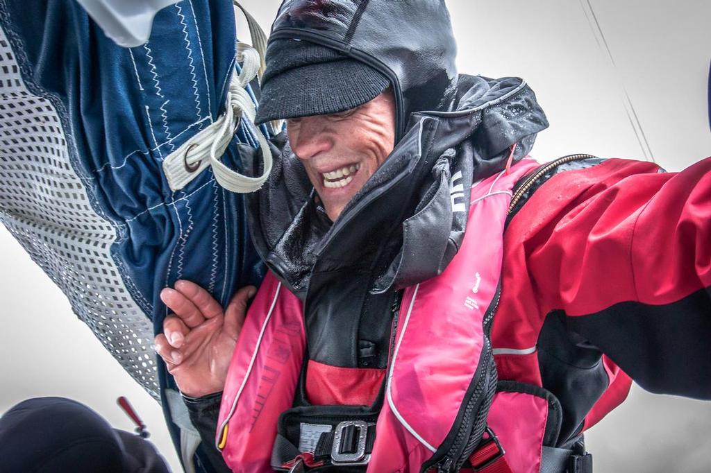 August 14, 2014. Round Britain Island Race Day 4 - OBR content Team SCA: Carolijn Brouwer photo copyright Corinna Halloran - Volvo Ocean Race http://www.volvooceanrace.com taken at  and featuring the  class